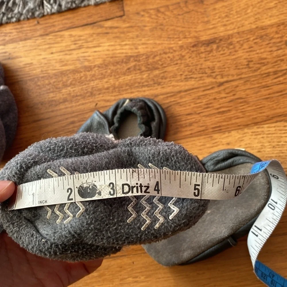 Baby Gray Moccasins and Slippers Boots Bundle